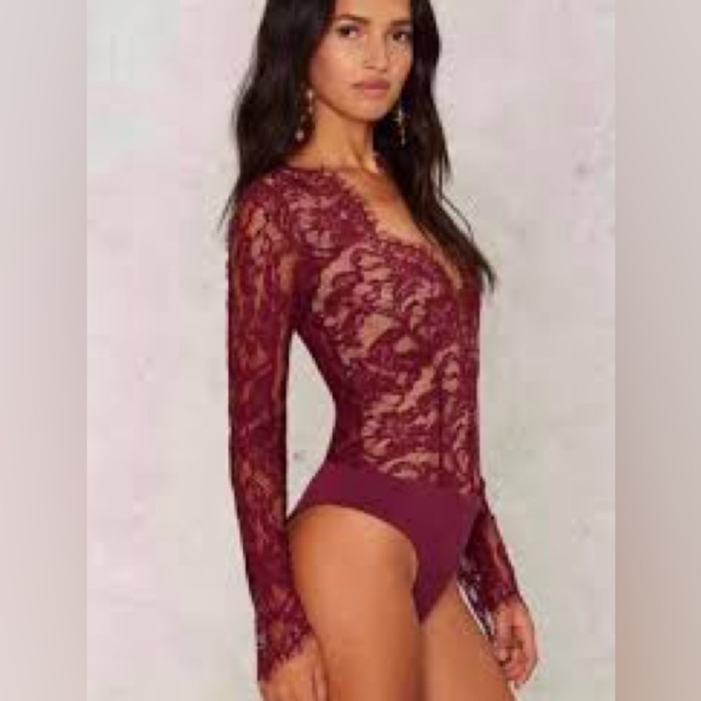 Makers of Dreams Lace Bodysuit NWT!